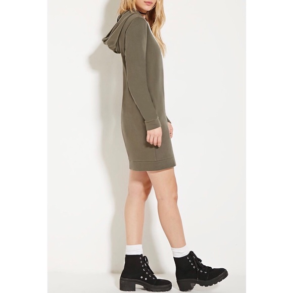 forever 21 hoodie dress